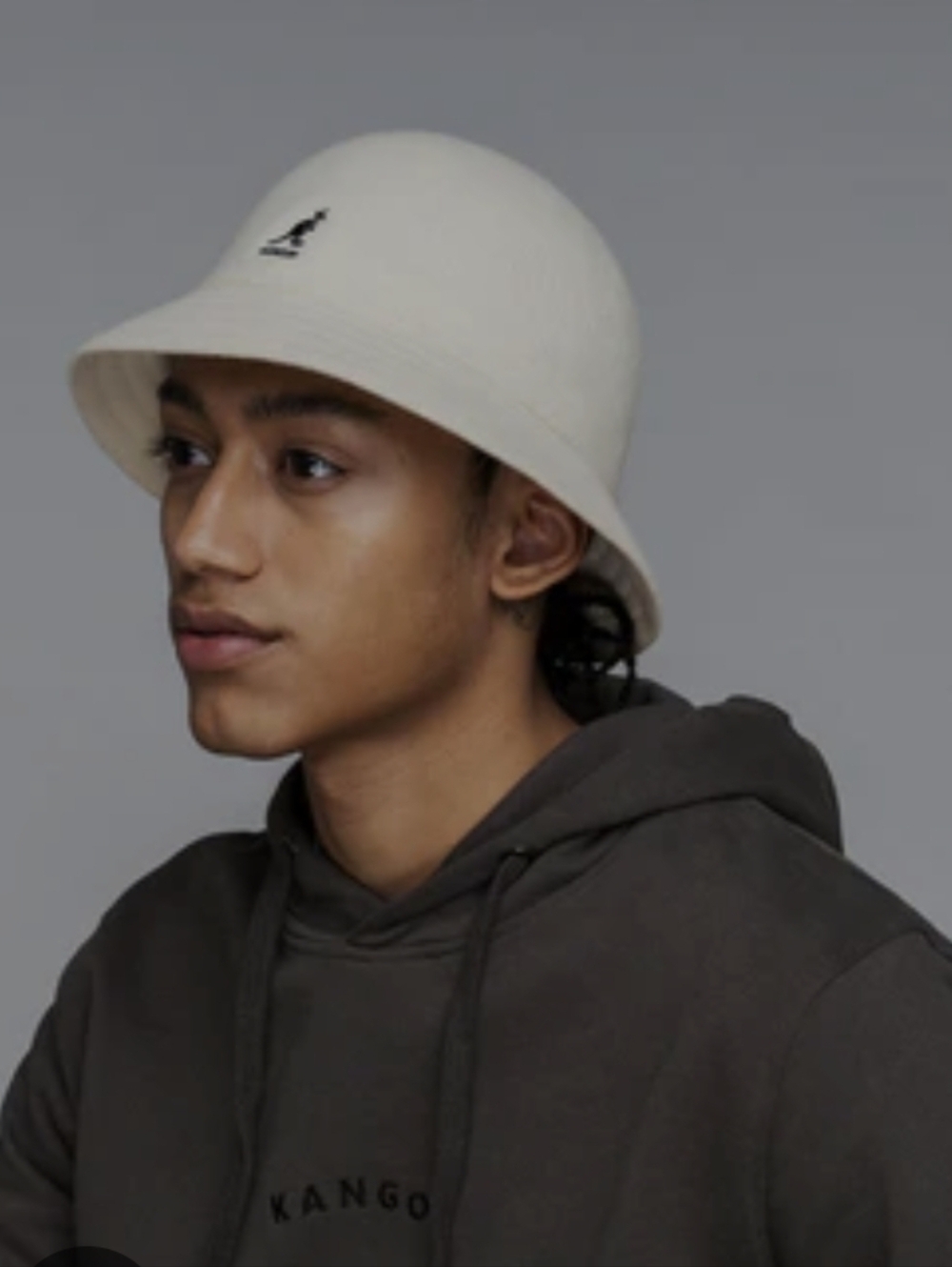 KANGOL BAMBOO MIA ROUNDED BUCKET CAP SIZE LARGE EUC
